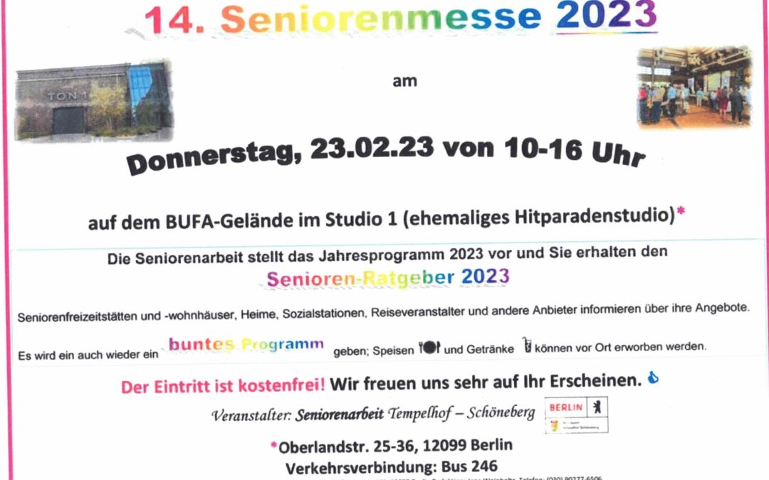 Senioren Schutz Bund in Berlin kennenlernen habe viel genutzt!!